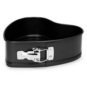 Форма для выпечки разъемная 3,4x23,5x6,7см LUCKY Сердце 0,4мм углеродистая сталь 000000000001217851