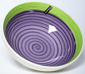 Салатник 23см/1,69л ELRINGTON АЭРОГРАФ Летний сад керамика 000000000001210582