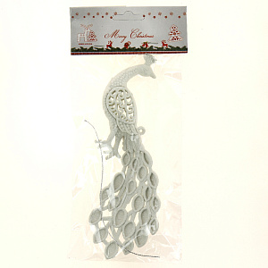 Украшение декоративное Жарптица 19см белый R010507 000000000001191474