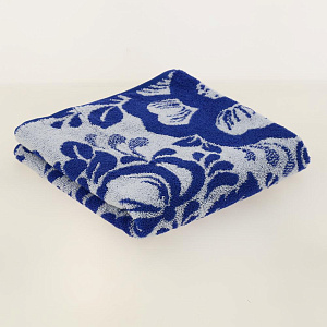 Полотенце махровое Privilea, 50*100,100% хл,арт.16С23Гжель,синий. Произ-во Беларусь 000000000001184484