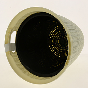 Кашпо напольное Ротанг D 380/30 л с внутренним горшком 16 л Сливочный ING50030АЙВ 000000000001171888