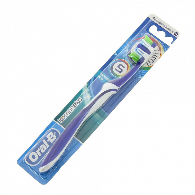 Зубная щетка Комплекс Пятисторонняя чистка Oral B P&G, средняя 000000000001093295