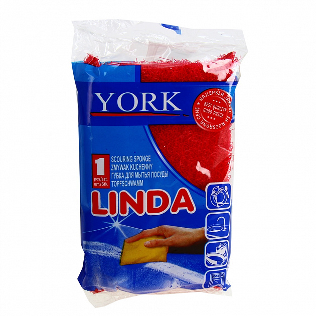 Губка для мытья посуды Линда York 000000000001053237