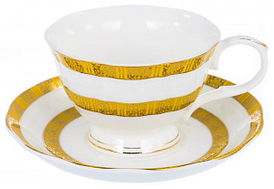 Чайная пара (чашка 220мл) BALSFORD Паллада Фаворит подарочная упаковка фарфор 000000000001193928