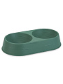 Миска для животных 23х10см двойная в ассортименте полипропилен 000000000001229117