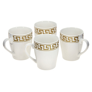 Набор кружек Wellberg, фарфор, 4 предмета 000000000001172365