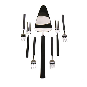 Набор для торта Vintage Ept Black Herdmar, 7 предметов 000000000001090849