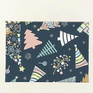 Коробка подарочная 15x11x5см РУТАУПАК В ожидании праздника прямоугольная 000000000001208352