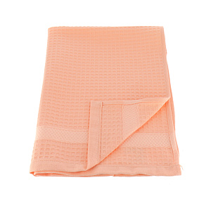 Полотенце вафельное кухонное Fiume Cleanelly, персиковый, 50х70 см 000000000001126146