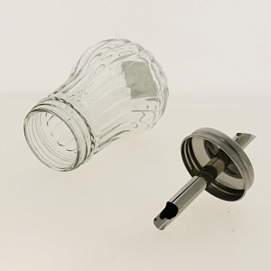 Сахарница с дозатором стекл, мет. R010335/1 000000000001185619