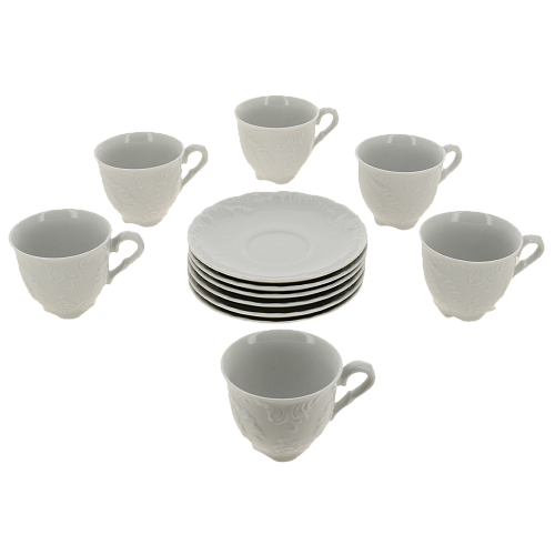 Сервиз кофейный 6 предметов (чашки 100мл) CMIELOW Rococo фарфор 000000000001172687