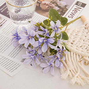 Цветок искусственный Полевой 27см сиреневый 000000000001218408