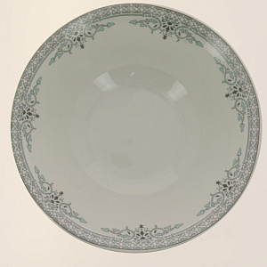 Салатник 650мл ПОСУДА №3209 бирюза фарфор 000000000001177545