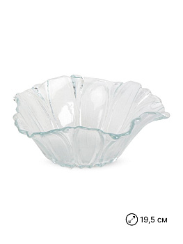 Салатник 19,5см GARBO GLASS цветок стекло 000000000001227427