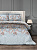 Комплект постельного белья БЯЗЬ 100%хб 1,5 спальный (1 наволочка50х70+1 пододеяльник215х145+1 простыня215х150) Амедея голубой C02006 000000000001199391