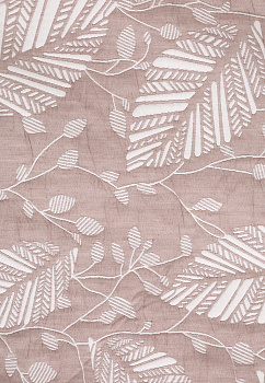 Покрывало 190x220см DE'NASTIA Тропики2 3слоя бежевое жаккард 55%хлопок 45%полиэстер 000000000001212608