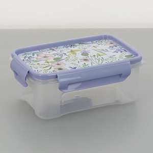 Контейнер для СВЧ 750мл ПОЛИМЕРБЫТ Лаванда пластик 000000000001151257