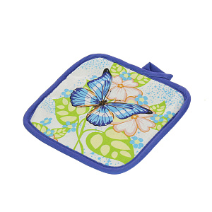 Набор прихватка и рукавица Бабочка Мультидом, хлопок, 2 предмета 000000000001126844