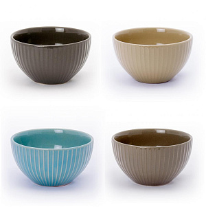 Салатник 15см матовый рефленый с пятнышками фарфор 290023 000000000001200482