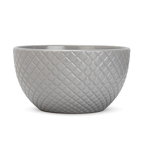 Набор столовой посуды 16 предметов LUCKY полосы серый керамика 000000000001221939