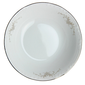 Салатник Серый Орнамент Люкс Хауз, 13 см 000000000001063492