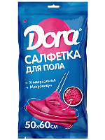 Салфетка для пола 50х60см Dora микрофибра супервпитывающая 2001-011 000000000001204982