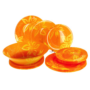 Столовый набор Lily Flower Luminarc, 19 предметов 000000000001061797