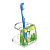Малая подставка для зубных щеток Зеленая Аквалиния 000000000001126211