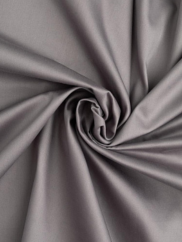 Простыня 160x240см DE'NASTIA серый сатин NEW хлопок 100% 000000000001215787