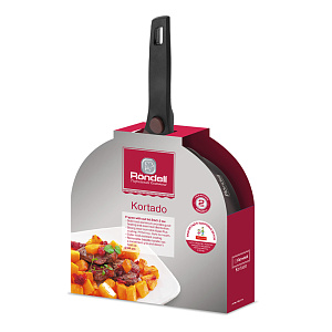 Сковорода 24см RONDELL Kortado без крышки литой алюминий 000000000001200987