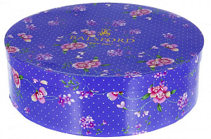 Н-р чайный,12шт,6 чашек220мл+6блюдец,сер-роз.цветоч ситец,пд/уп,108-04010 000000000001177821