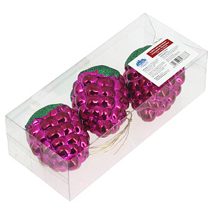 Набор декоративных украшений ВиноградПосуда Центр, 7 см, 3 шт. 000000000001161821