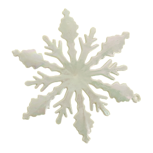 Декоративное украшение Снежинка 13х13см 3шт MANDARIN полистирол 000000000001209326