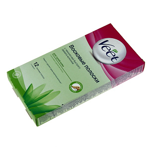 VEET восковые полоски для сухой кожи, 50 гр 000000000001056823