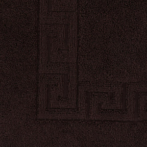 Полотенце для ног 50х70см АЛТЫН АСЫР Стандарт жаккардовое 700гр/м2 Без бордюра Коричневое махровое АА005005 000000000001205421