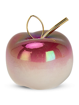 Фигура декоративная 7см Яблоко градиент 1 керамика 000000000001224036