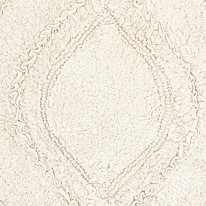 Коврик универсальный 50x60см DE'NASTIA рюши молочный хлопок 000000000001219587