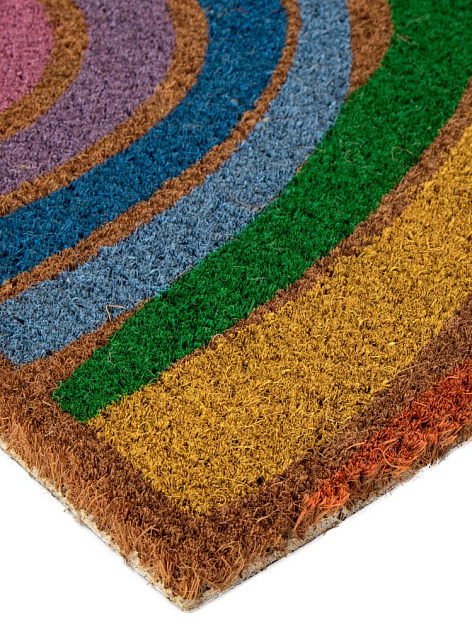 Коврик придверный 45х75см FORA Радуга графит кокос 000000000001227665