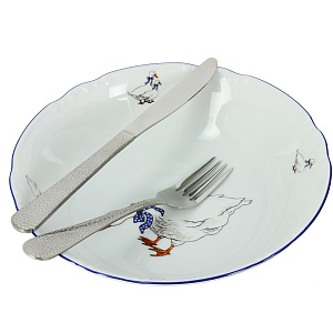 Салатник Гуси Констанция Люкс Хауз, 23 см 000000000001068747