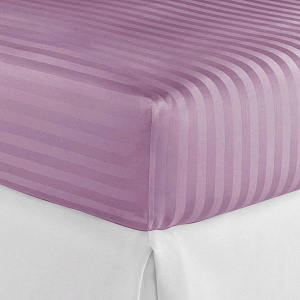Простыня 230х240см LUCKY вино страйп-сатин хлопок 100% 000000000001218094