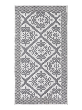 Коврик универсальный 80х150см LUCKY УЗОР4 коричнево-серый 100%хлопок 000000000001206554