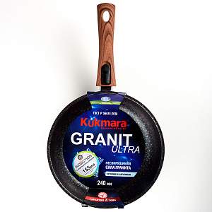 Сковорода 24см Granit Ultra Induction blue антипригарное покрытие съемная ручка алюминий 000000000001208436