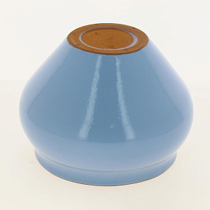 Горшочек под жаркое 900мл ПОСУДА ЦЕНТР с крышкой голубой керамика 4267 000000000001182206