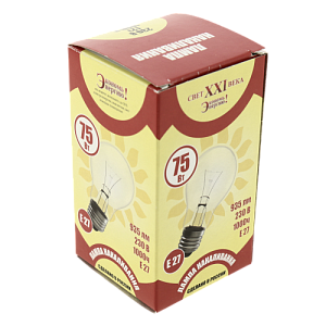 Лампа Свет XXI века Азбука Света, 75 Вт 000000000001048450