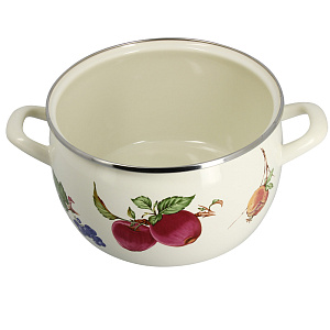 Кастрюля 2,2л Фрукты металлическая крышка 2413 000000000001140017