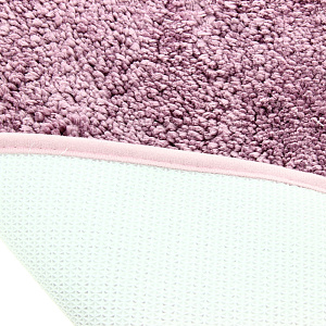 Коврик для туалета DE'NASTIA 50х50см розовый микрофибра M000219 000000000001107549