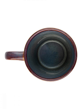 Кружка 385мл LUCKY Крафтовая фиолетовый керамика 000000000001211779