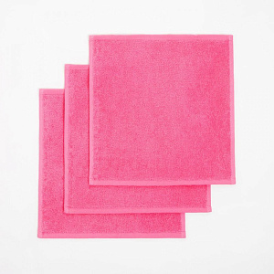 Набор махровых салфеток 3шт-30х30см ЭТЕЛЬ Love плотность 340гр/м хлопок 000000000001210465