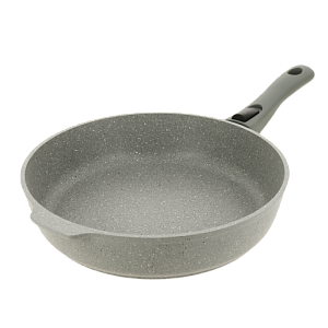 Сковорода 28х6,5см KUKMARA съемная ручка антипригарное покрытие светлый мрамор алюминий 000000000001204818