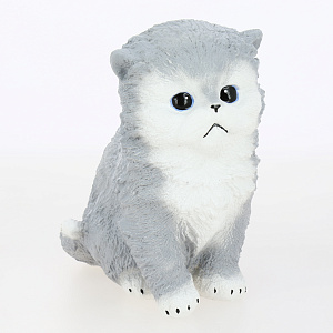 Фигурка декоративная 17см Кошечка лежачая гипс 000000000001213235